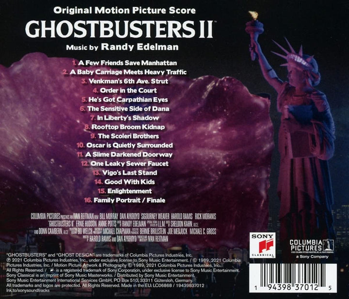 Edelman, Randy - Ghostbusters Ii Soundtrack) [Audio CD]