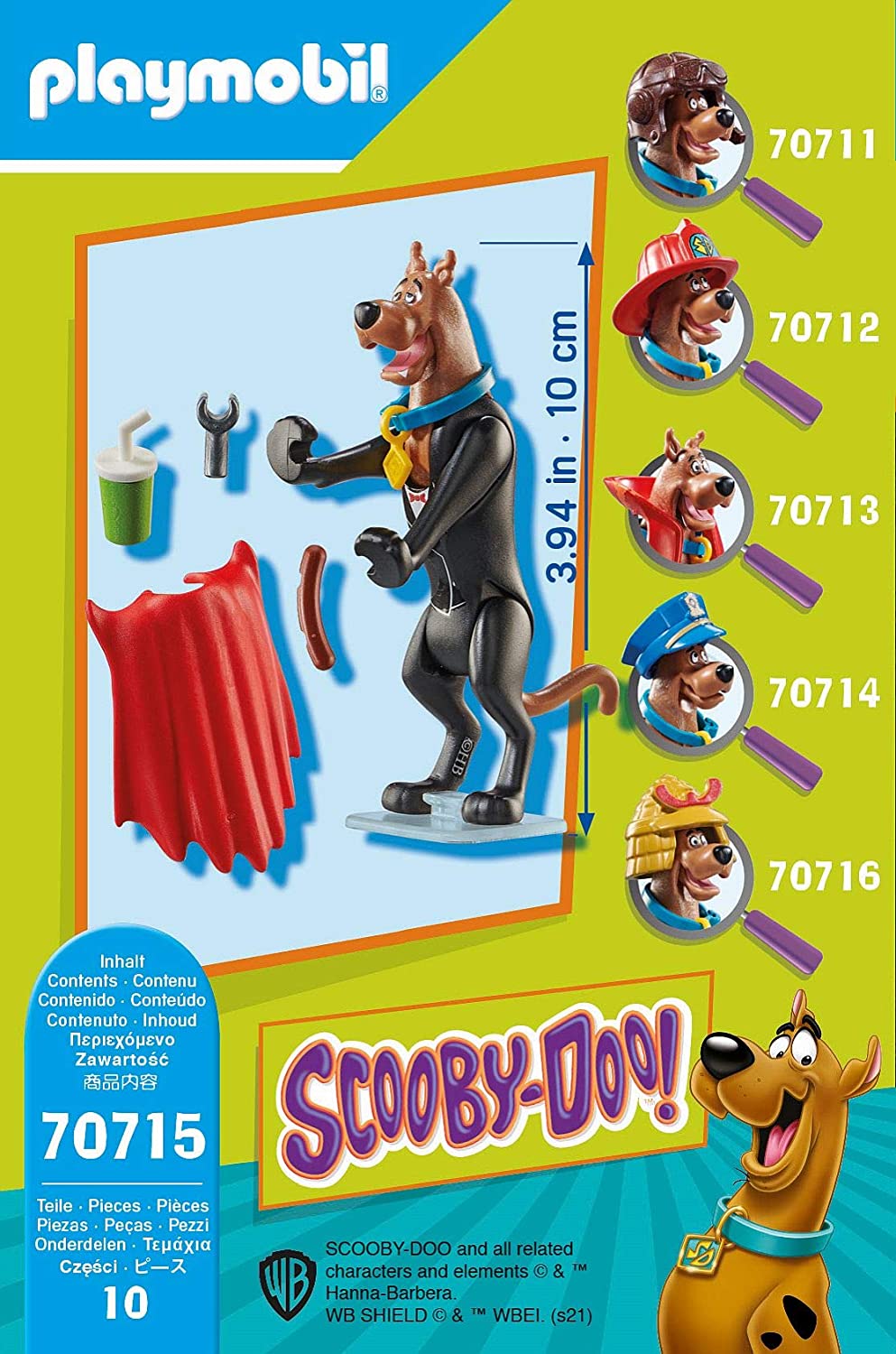 Playmobil SCOOBY-DOO! 70715 Collectible Vampire Figure, for Children Ages 5+