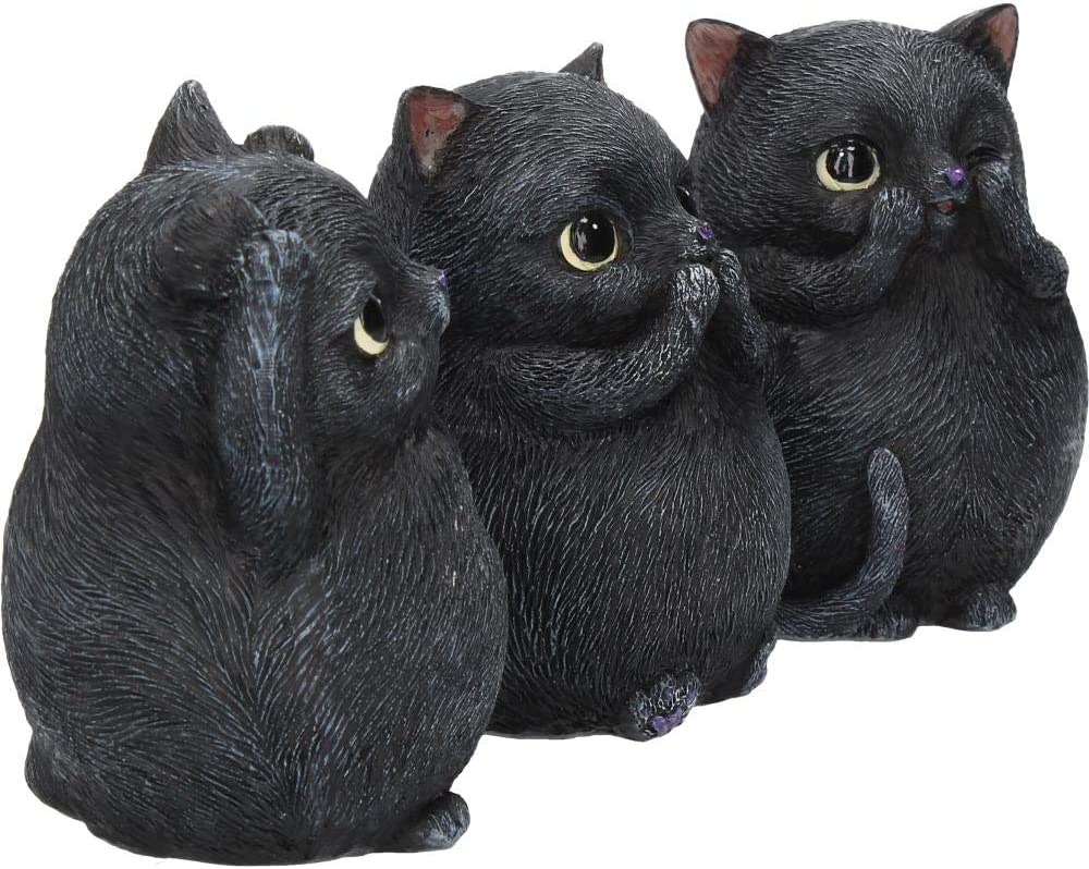 Nemesis Now - Three Wise Fat Cats Figurine