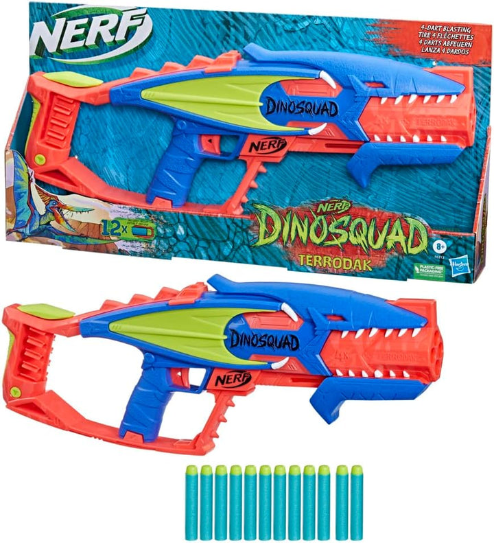 Nerf DinoSquad Terrodak - 12 Nerf Elite Darts - Dinosaur Design