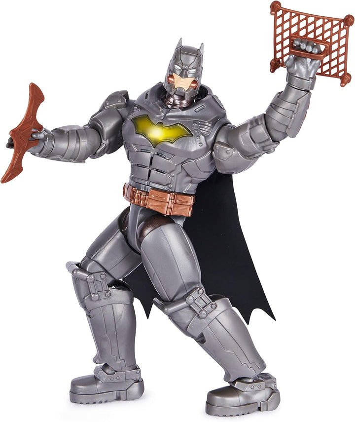 DC Comics, Battle Strike Batman 12-inch Action Figure, 20+ Phrases and Sounds