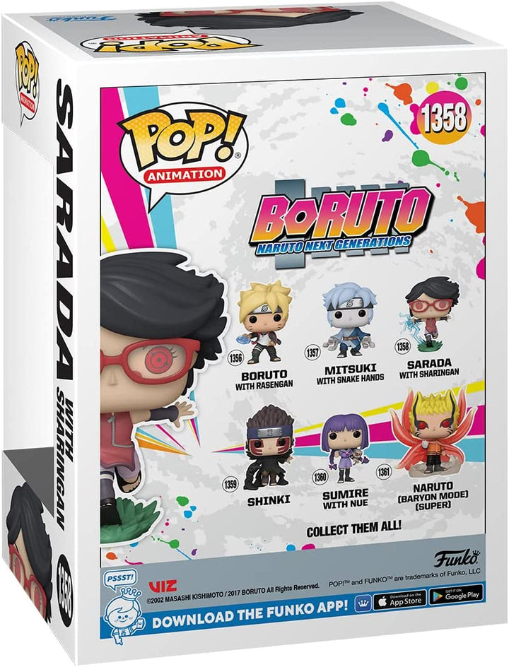 POP Animation: Boruto- Sarada w/Sharingan Funko 61387 Pop! Vinyl #1358