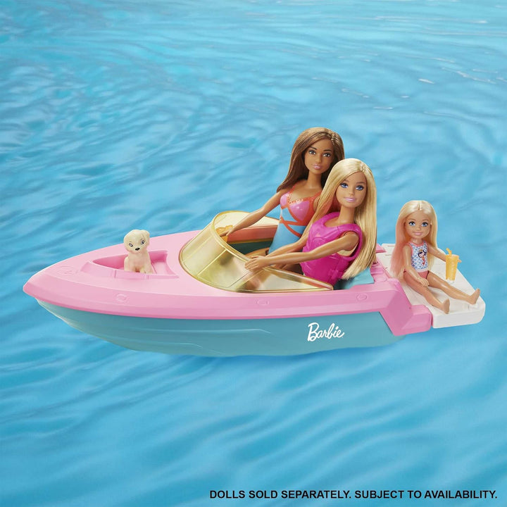 Barbie Boat with Puppy and Accessories