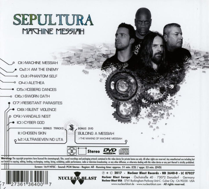 Sepultura - Machine Messiah [Audio CD]