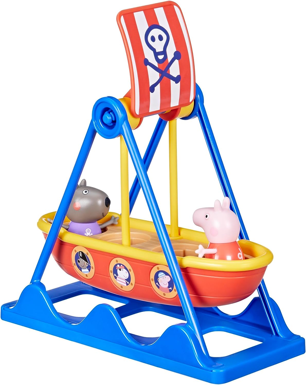 Peppa Pig Pirate Ride Playset - Swinging Ship with 2 Figures, Ages 3+ 3