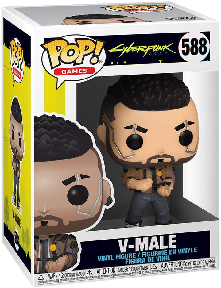 Cyberpunk 2077 V-Male Funko 47159 Pop! Vinilo # 588