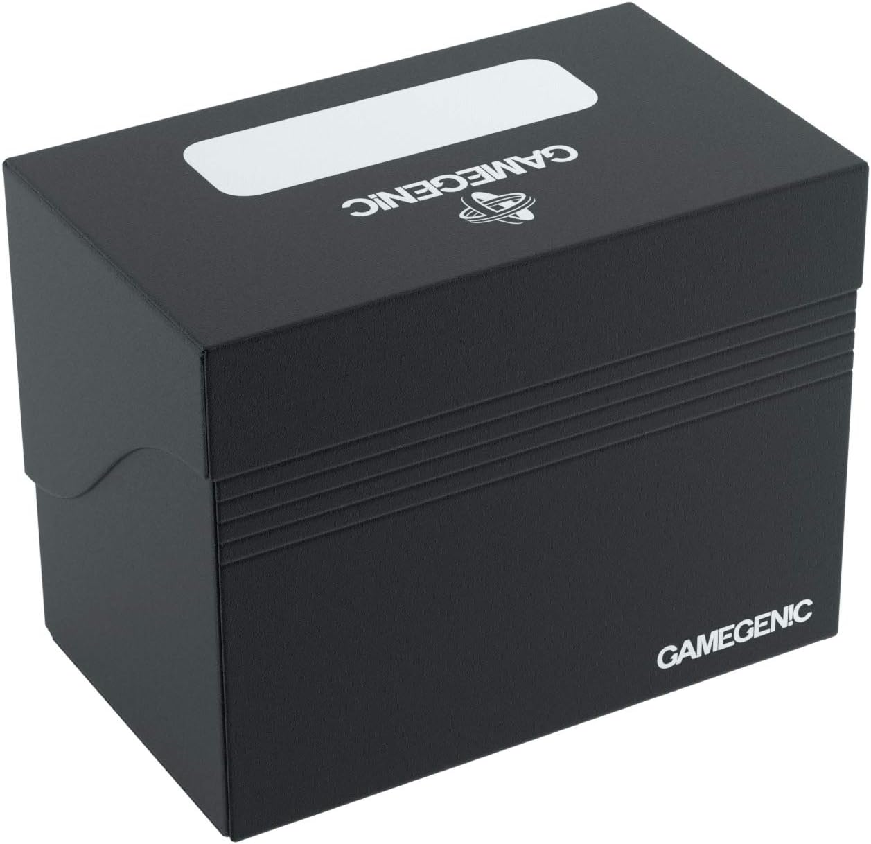 Gamegenic 80-Card Side Holder - Black, Holds 80 Double-Sleeved Cards, Sideloading Deck Box with Cobra Neck Technology 6