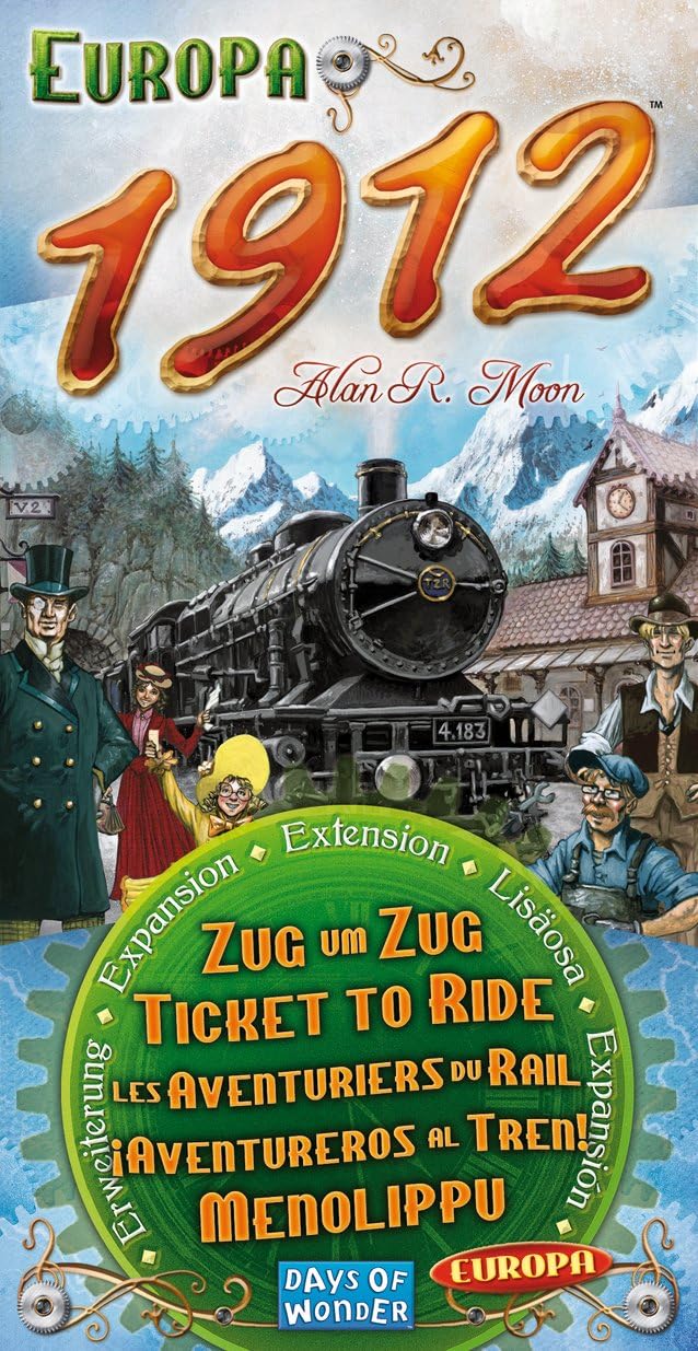 Days of Wonder Ticket to Ride: Extension Europa - 2-5 Player Strategy Game (DOWD0025)