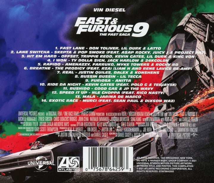 FAST & FURIOUS 9: THE FAST SAGA Soundtrack) - [Audio CD]