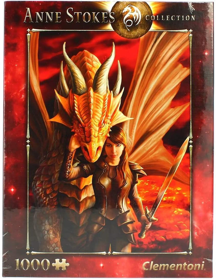 Clementoni - 39464 Anne Stokes Collection Puzle de fuerza interior para adultos y niños 1000 piezas