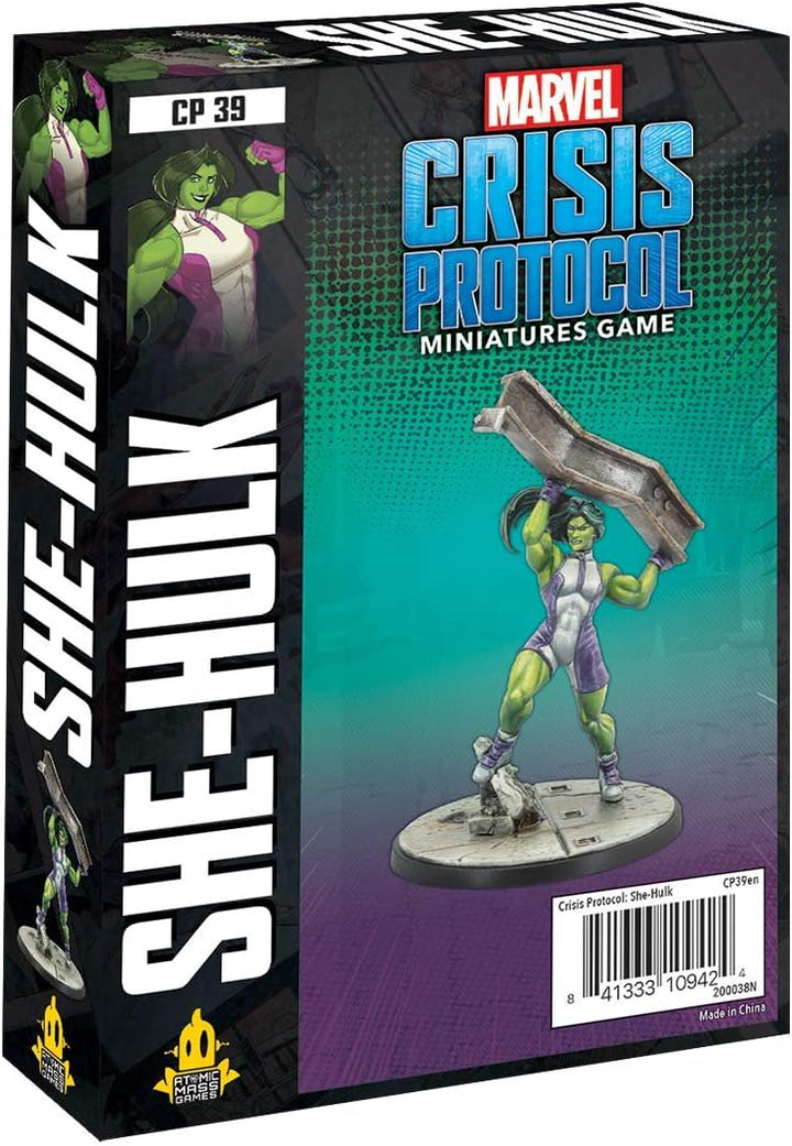 Atomic Mass Games - Marvel Crisis Protocol: Character Pack: She Hulk: Marvel Crisis Protocol - Miniature Game