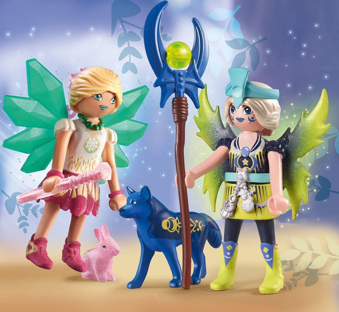 Playmobil 71236 Adventures of Ayuma Crystal and Moon Fairy with Soul Animals