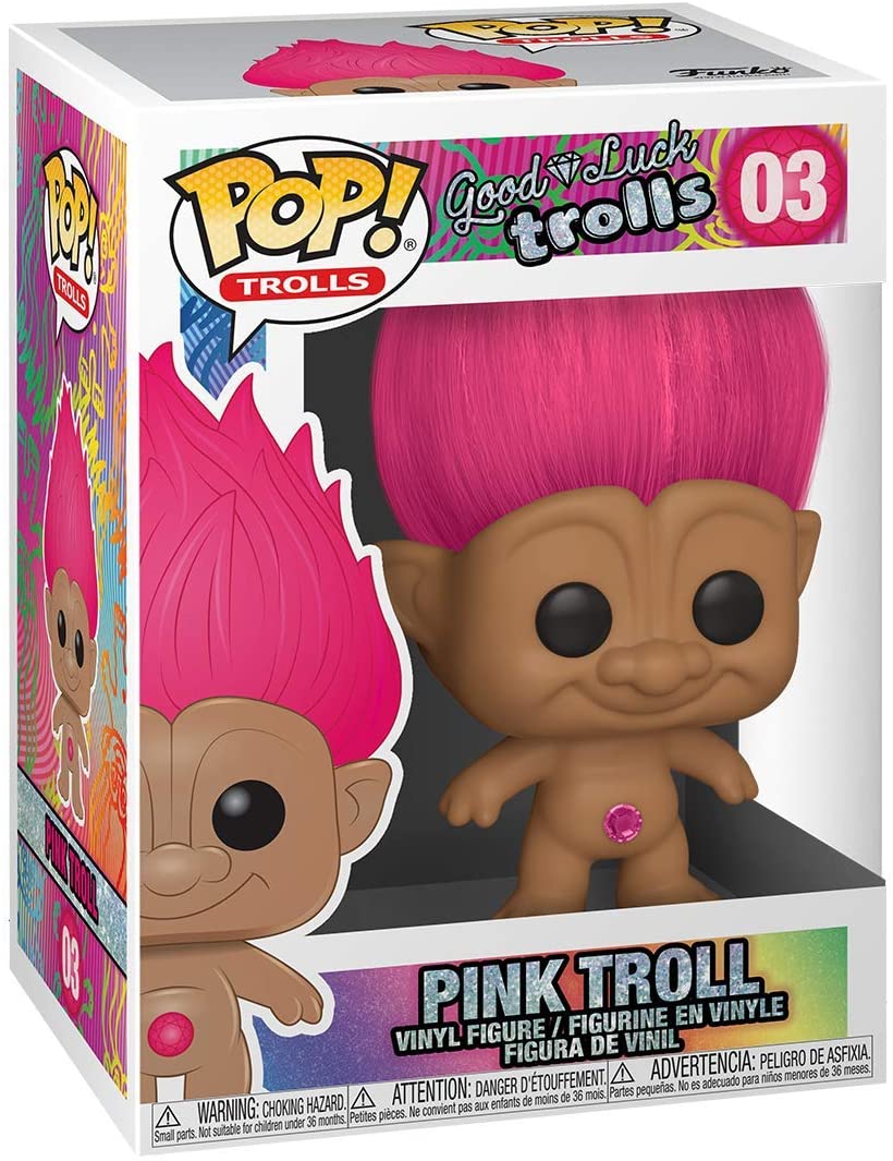 Buena Suerte Trolls Rosa Trolls Classic Funko 44605 Pop! Vinilo #03