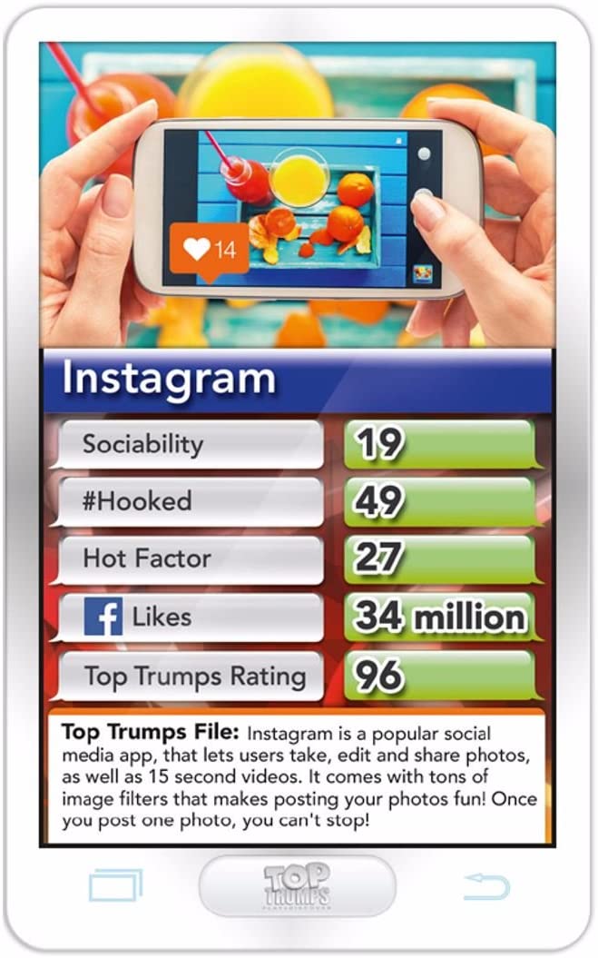 Top Trumps 002073 Hottest 30 Apps Card Game