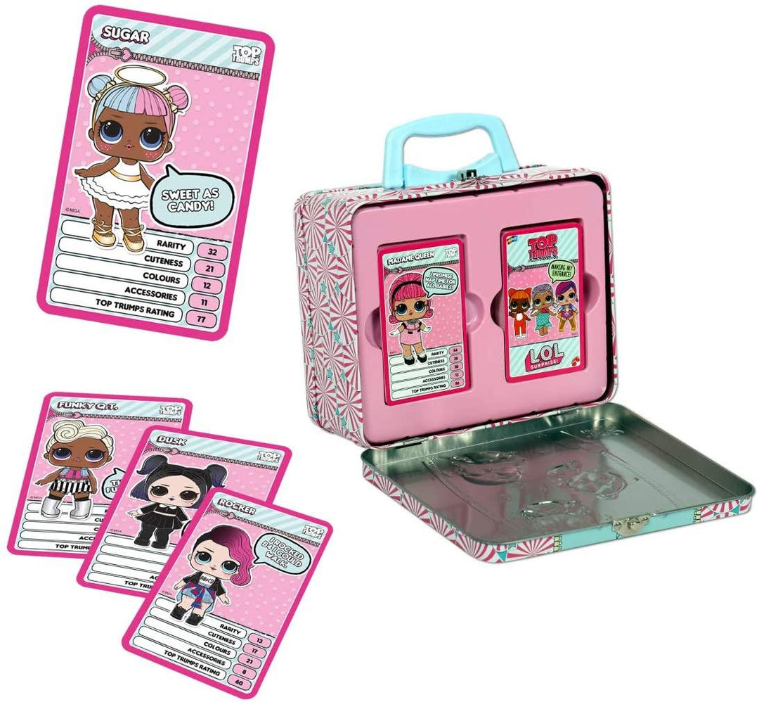 Top Trumps LOL Surprise Top Trumps Collectors Tin Card Game - Yachew