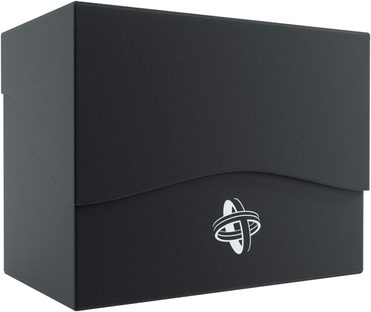 Gamegenic 80-Card Side Holder - Black, Holds 80 Double-Sleeved Cards, Sideloading Deck Box with Cobra Neck Technology 3