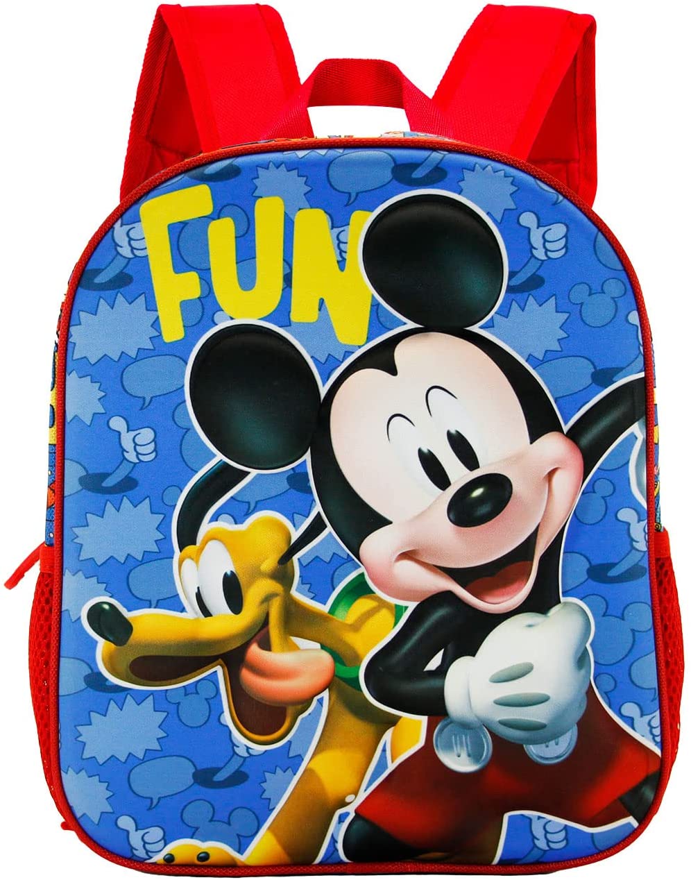 Mickey Mouse Fun-Small 3D Backpack, Multicolour