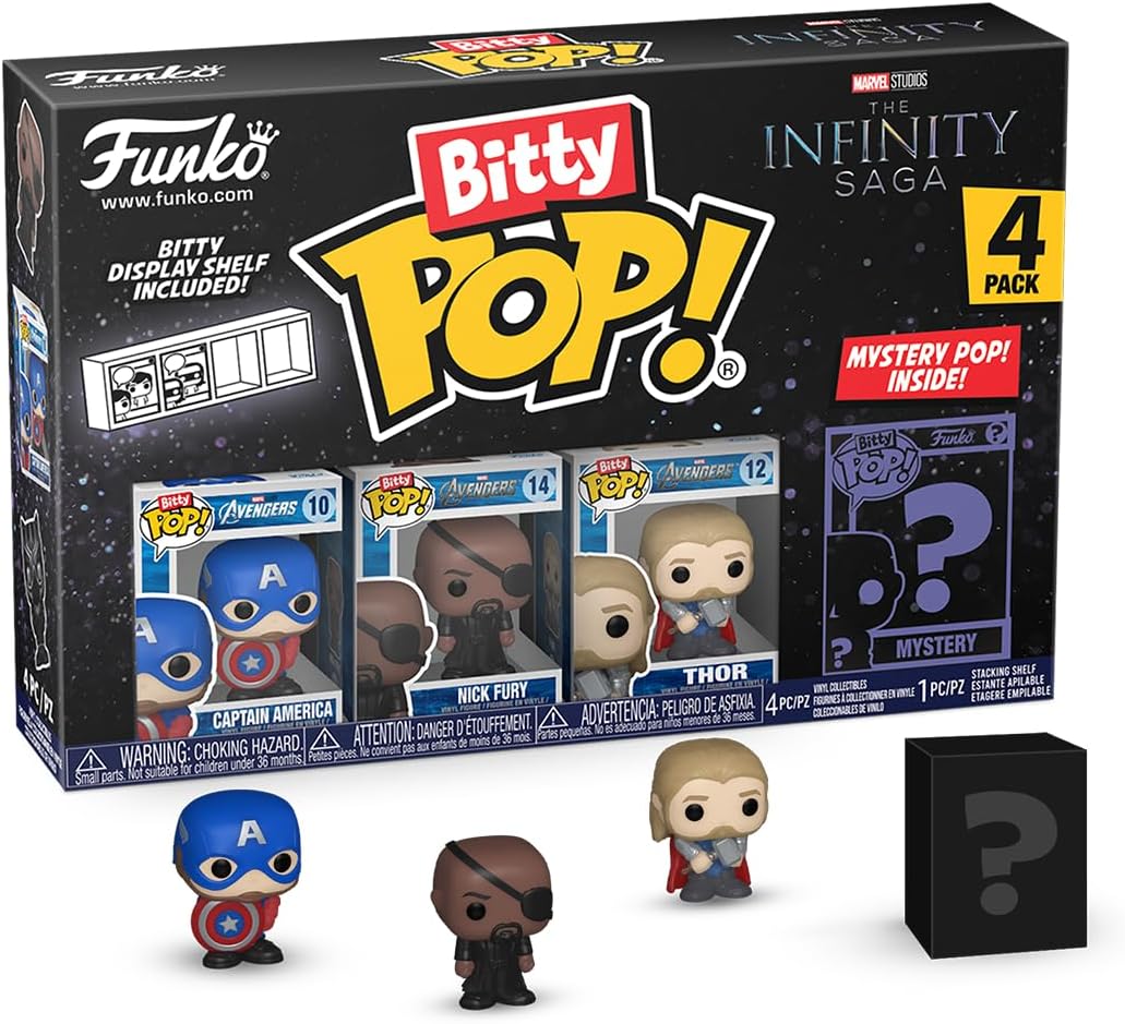 Bitty Pop! 4-Pack - Marvel The Avengers Classic Series Assorted