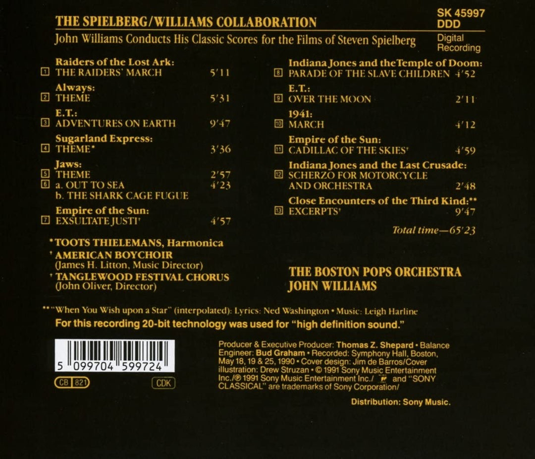 John Williams Conducts His Classic Scores For The Films Of Steven Spielberg [Audio CD]