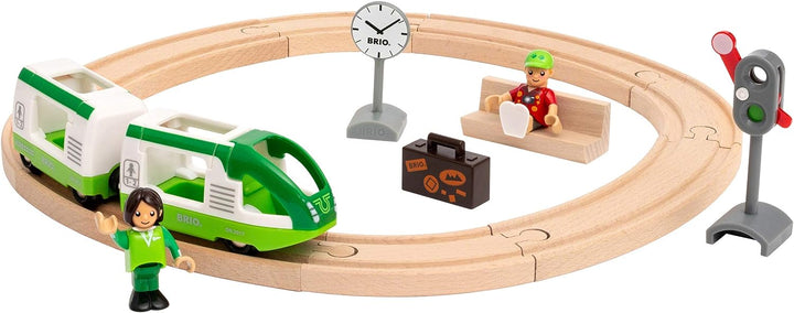 BRIO World Circle Wooden Railway Train Set Toy For Kids