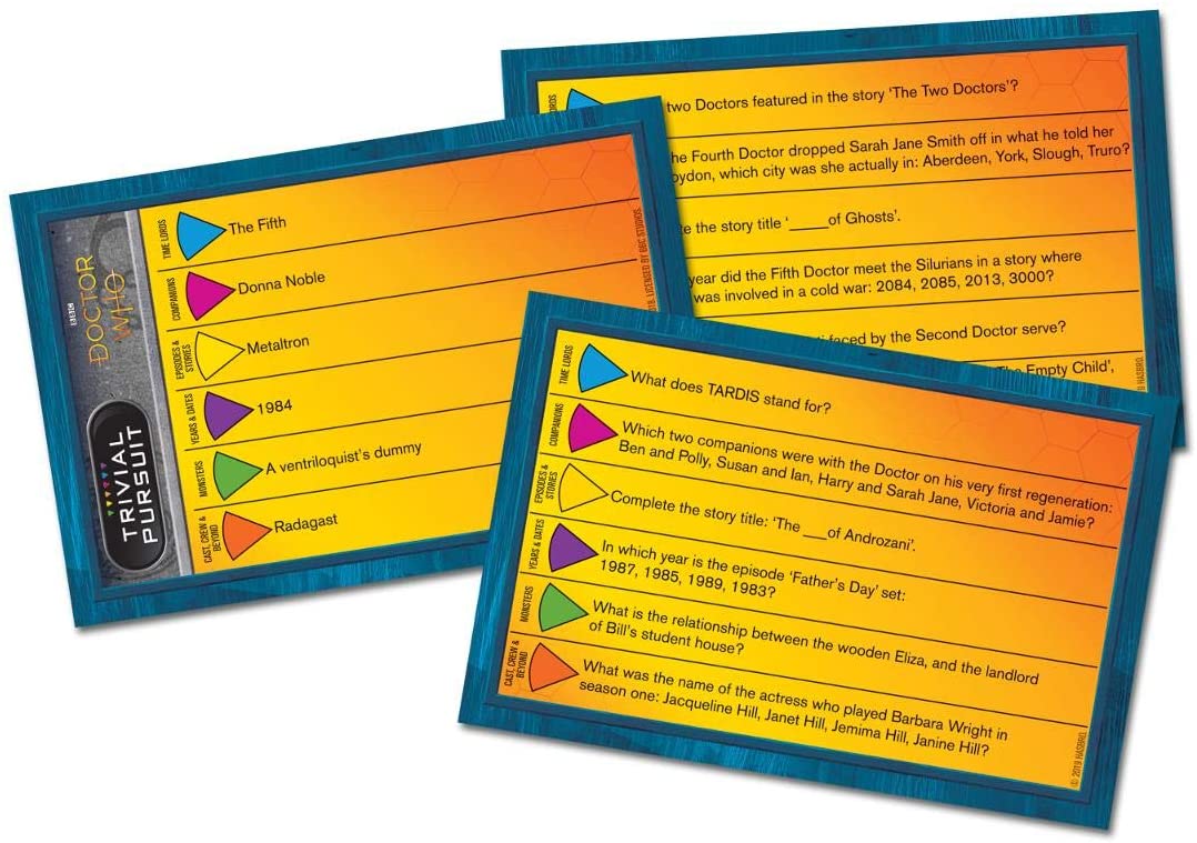 Doctor Who Trivial Pursuit Bitesize Game 3