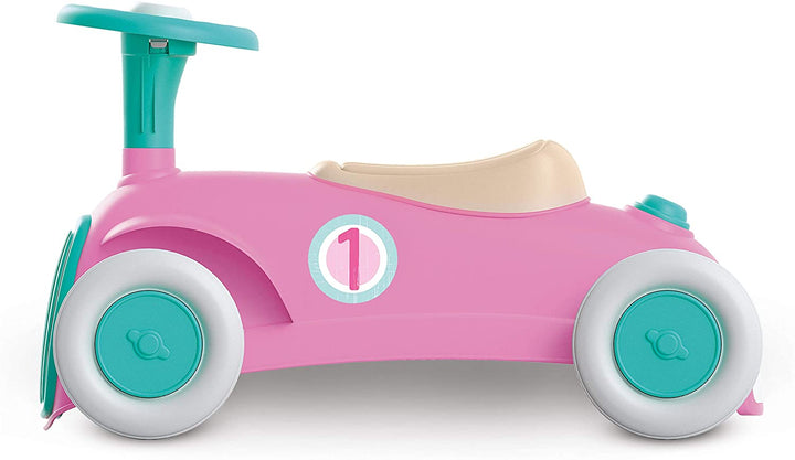 Clementoni 17455 My First Car-Pink Ride on for Toddlers, Ages 12 Months Plus