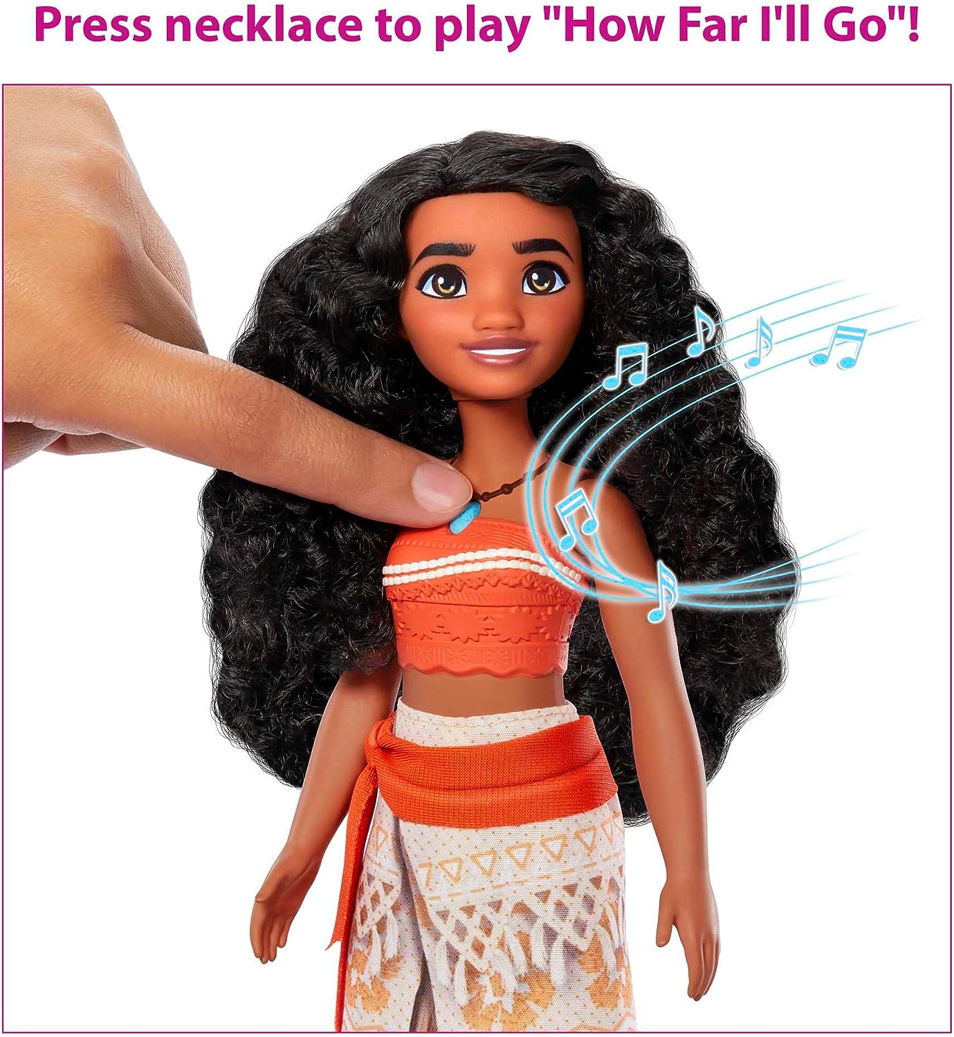 Disney Princess Moana Singing Doll - Musical Interactive Doll with Signature Outfit & Song 4