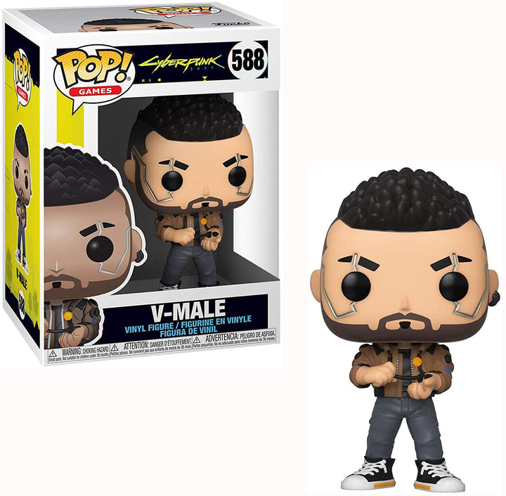 Cyberpunk 2077 V-Male Funko 47159 Pop! Vinilo # 588