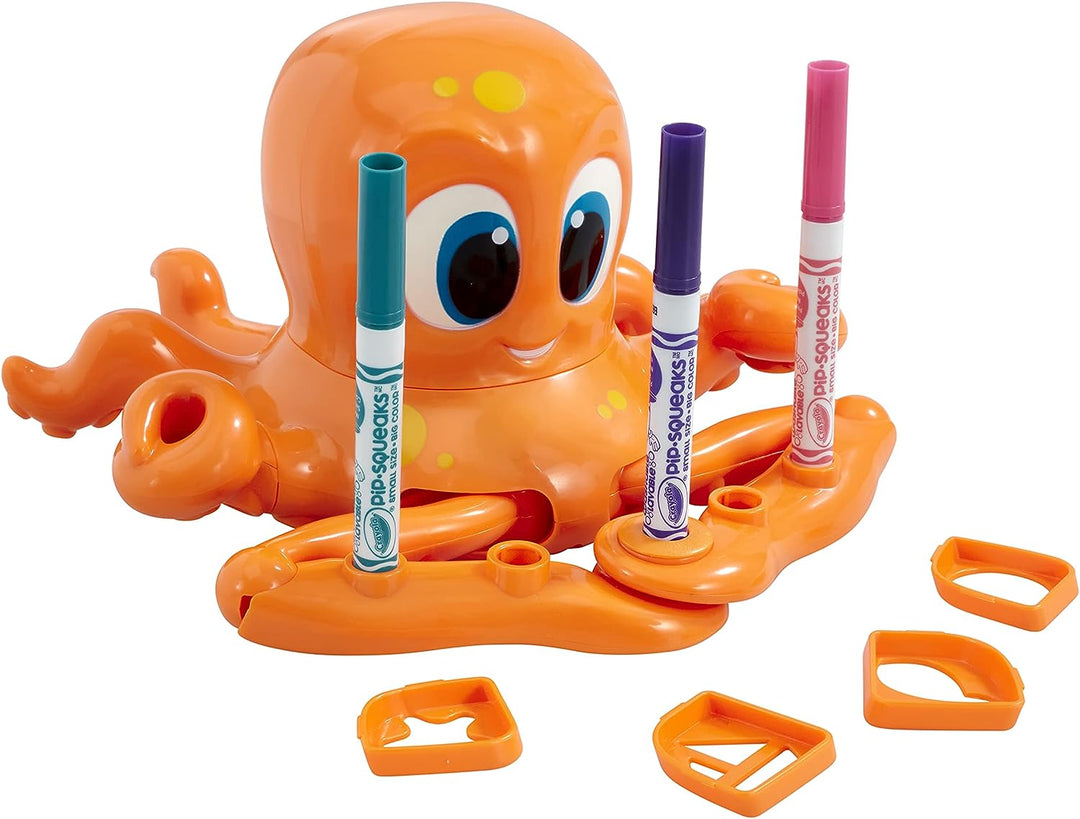 CRAYOLA Spin 'n' Swirl Oscar the Octopus | Place Multiple Pens in Oscars Arms