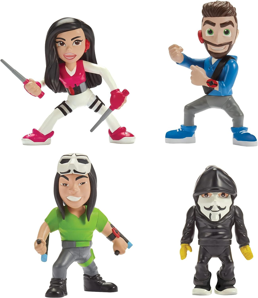 SPY NINJAS 4-FIGURE PACK (PZ FUNF/VY/DANIEL/MELVIN) (41131CO)