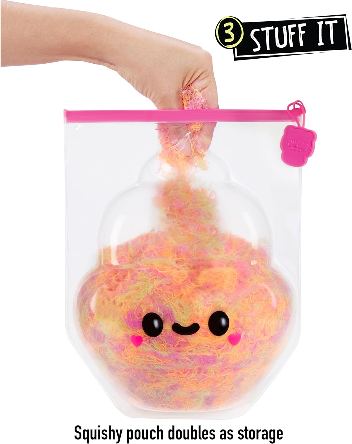 Fluffie Stuffiez Großes Plüsch-Eis – 3 Spielmöglichkeiten: Ziehen, Enthüllen, Stopfen 5