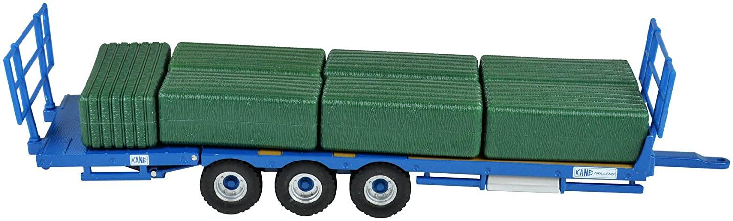 Britains 1:32 Kane Bale Trailer and Bales Farm Set Collectable Farm Playset for Children - Yachew