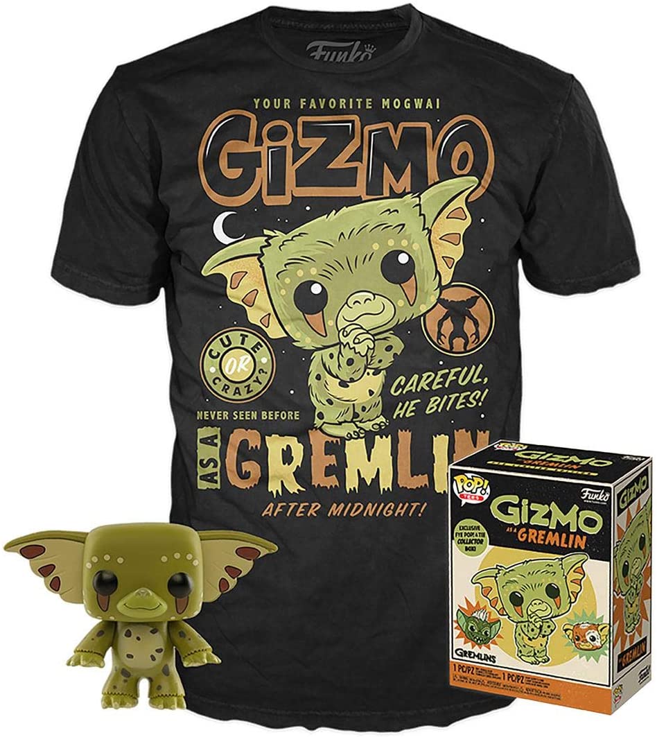 Funko Pop! Gremlins - Gizmo Vinyl Figure & T-Shirt Set (Heo Exclusive) Size M