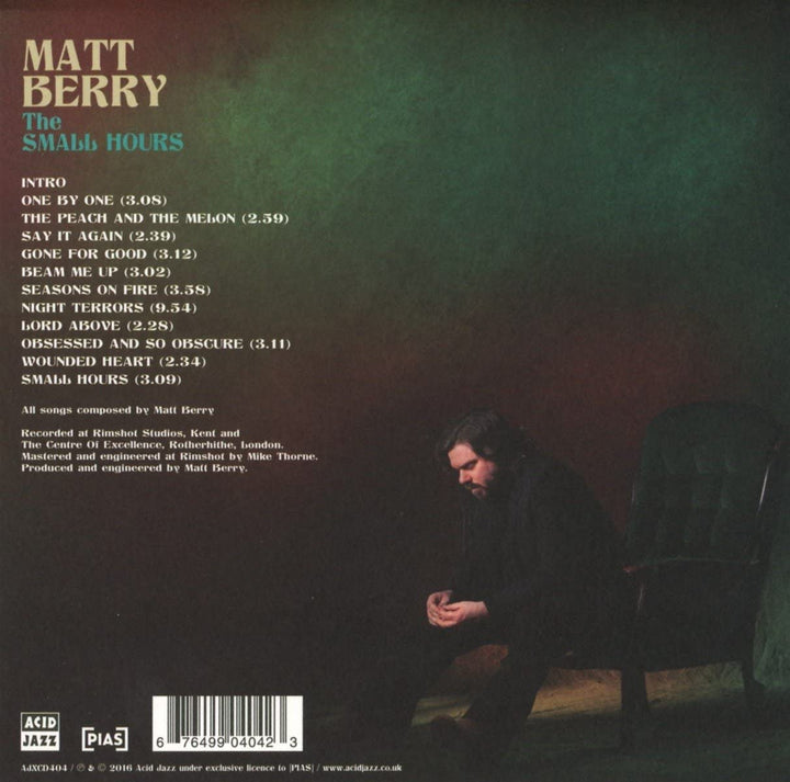 The Small Hours - Matt Berry [Audio CD]