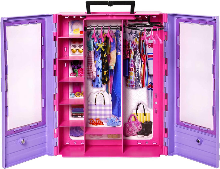 Barbie Fashionistas Ultimate Closet Accessory, Translucent Doors, Storage Space