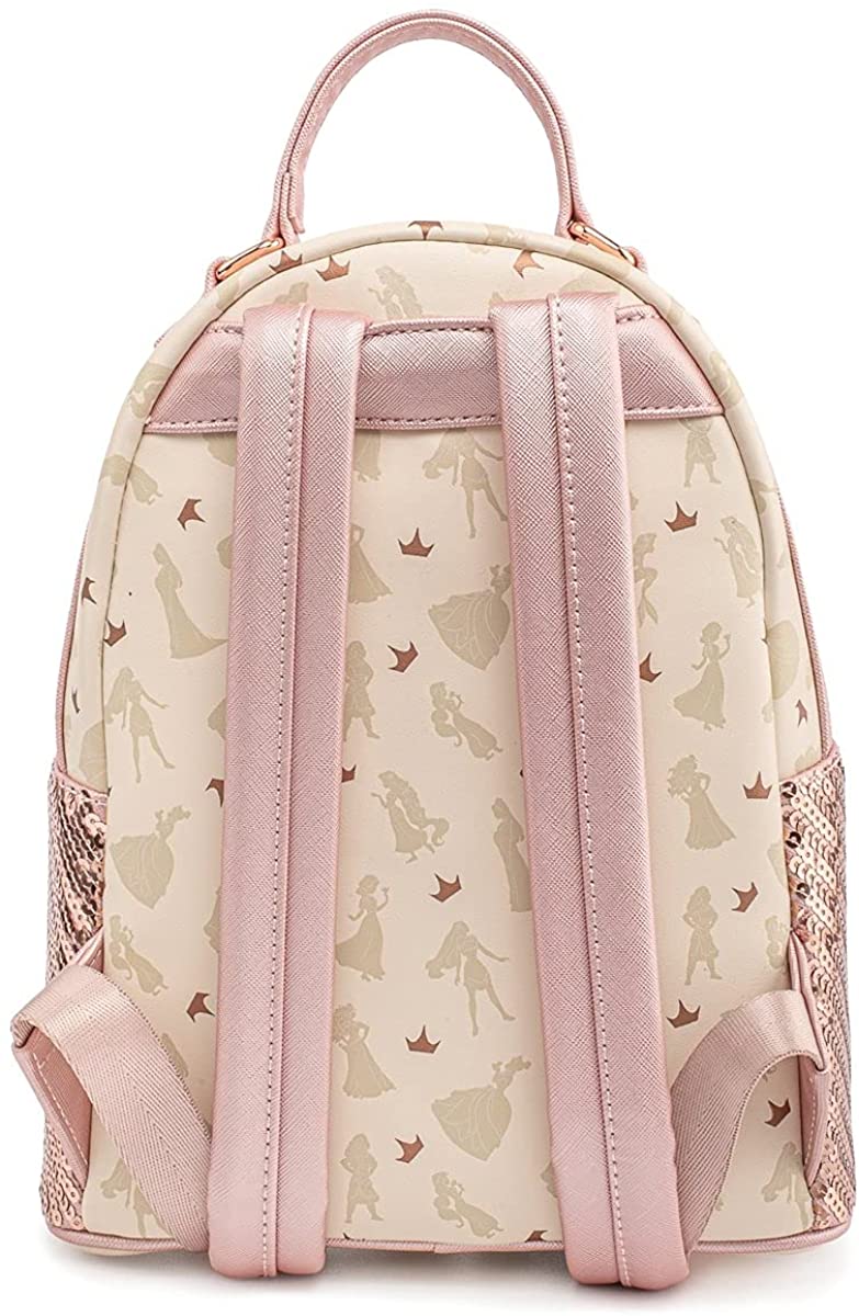 Loungefly Disney Ultimate Princesses Sequin All Over Print Backpack