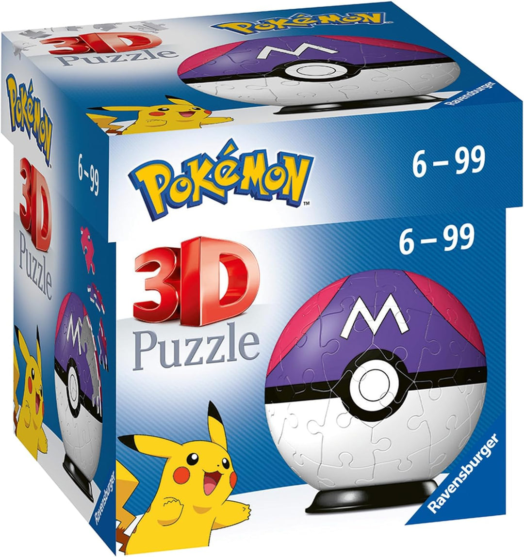 Ravensburger Pokemon Master Ball 54 Piece 3D Jigsaw Puzzle