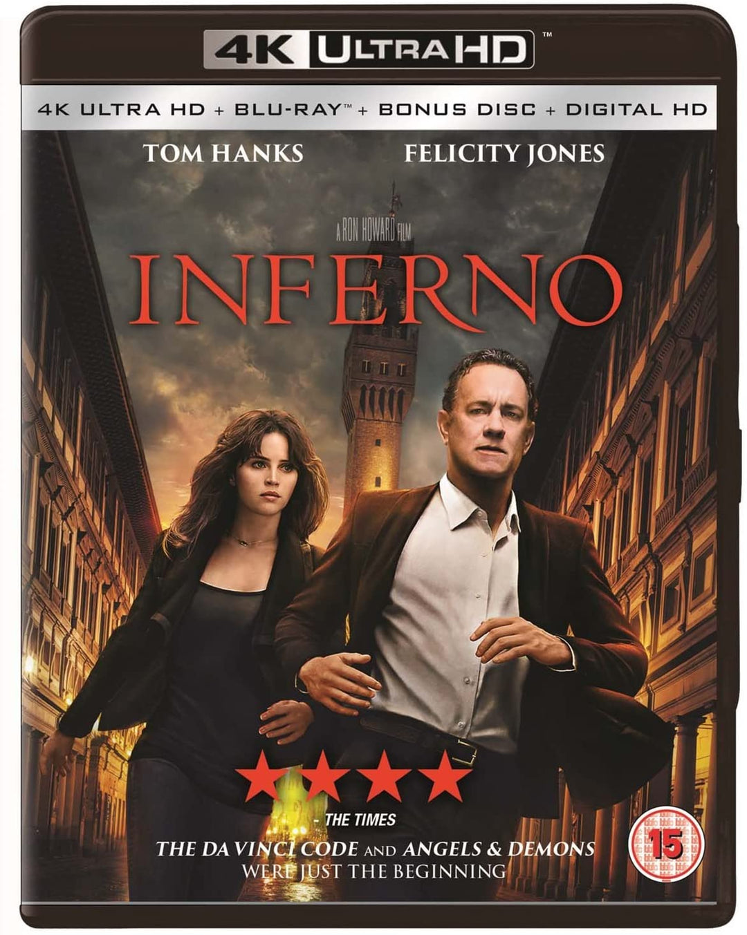 Inferno (4K Ultra HD Bonus Disc) [2016] [Region ] - Mystery/Thriller [Blu-Ray]