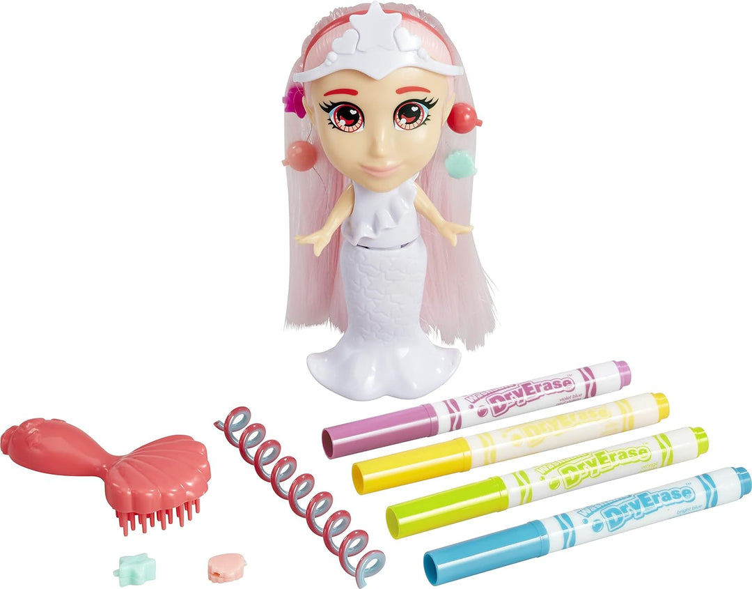 Crayola Colour 'n' Style Mermaids Friends Coral