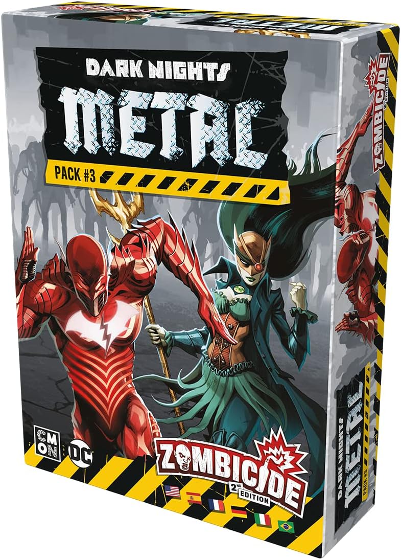 CMON Zombicide Dark Nights Metal Pack #3 | Set of Justice League Miniatures Compatible with Zombicide 2nd Edition Game for Adults