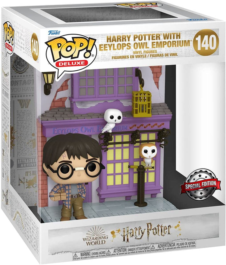 Harry Potter with Eyelops Owl Emporium Diagon Alley Exclusive Funko Pop! Vinyl #140