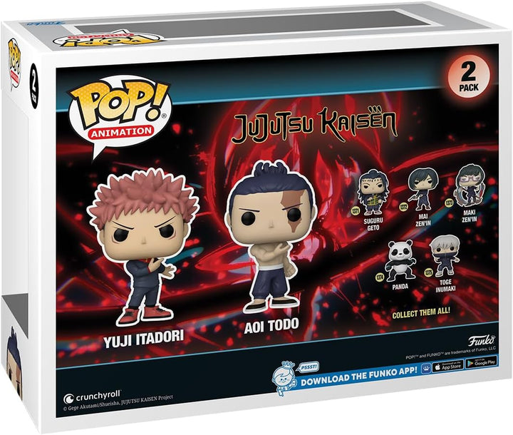 Animation: JJK - 2 Pack Yuji Itadori & Todo - Jujutsu Kaisen Funko 72041 Pop! Vinyl