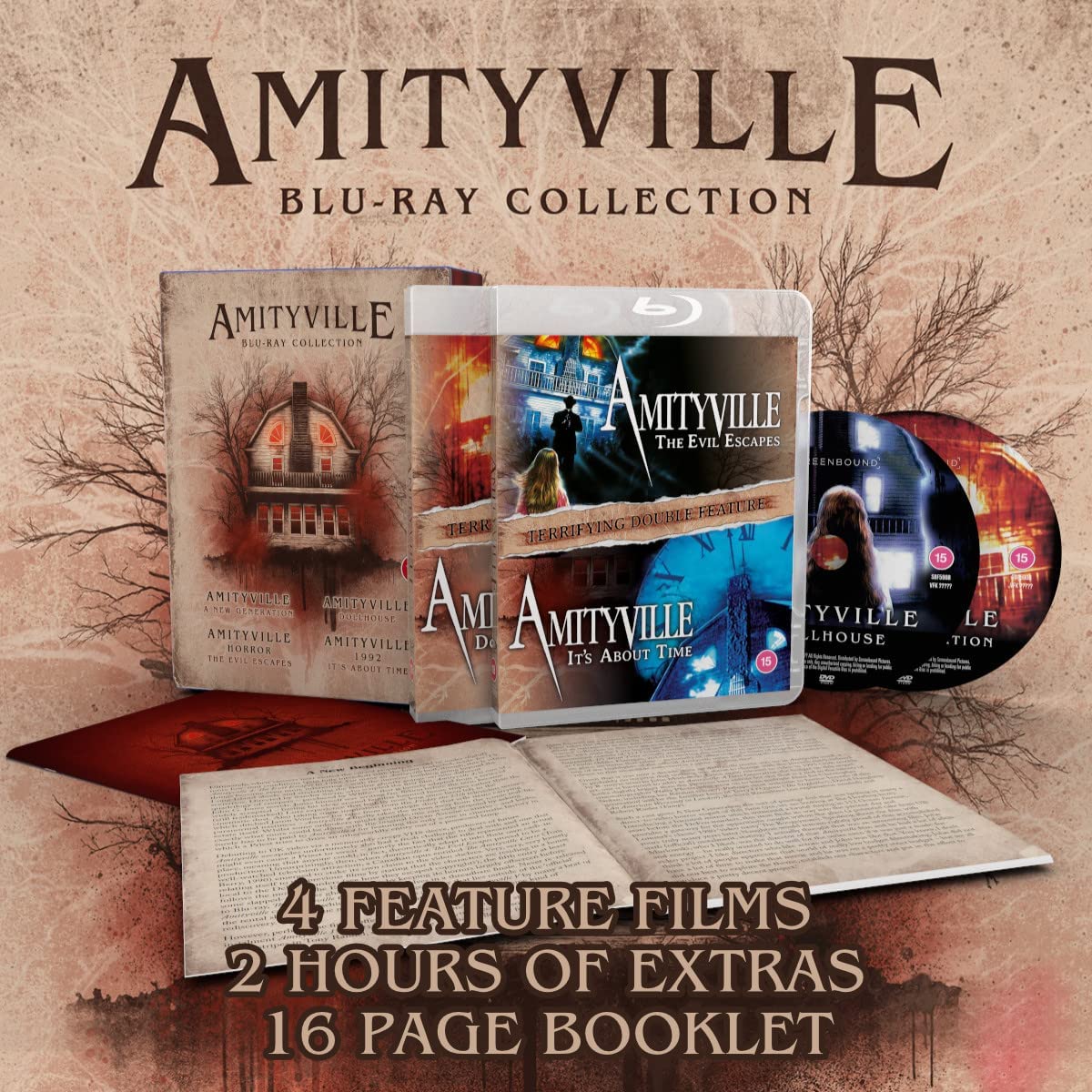 Amityville Blu-Ray Collection: The Evil Escapes, It’s About Time, A New Generation, Dollhouse [Blu-ray] 1
