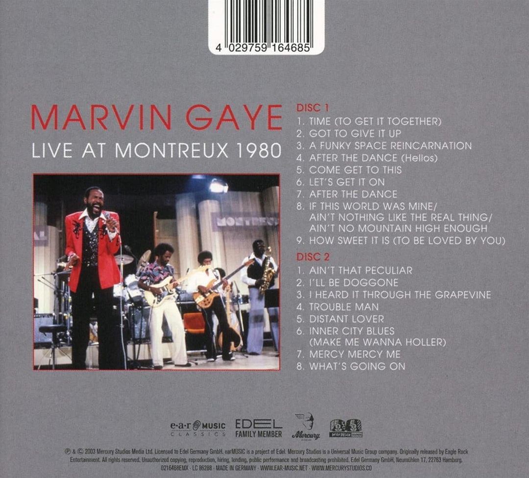 Marvin Gaye - Live At Montreux 1980 [Audio CD]