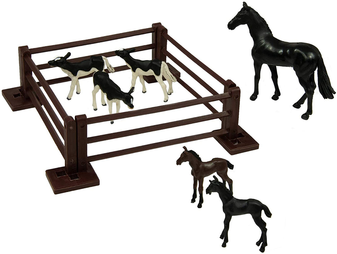 Britains 1:32 Baby Animal Farm Playset, juguetes coleccionables de animales de granja para niños
