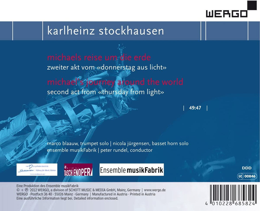 Stockhausen: Michael's Reise um die Erde / Michael's Journey Around the World - [Audio CD]