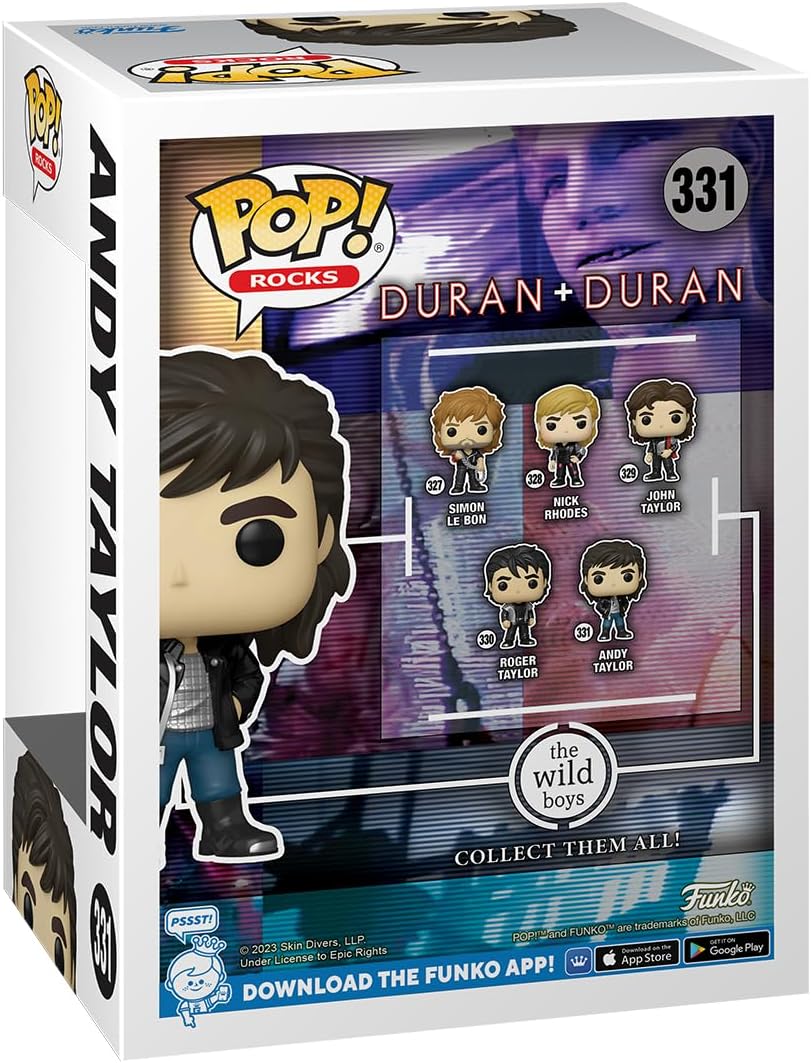 Rocks: Duran Duran - Wild Boys Andy Taylor Funko 64051 Pop! Vinyl #331