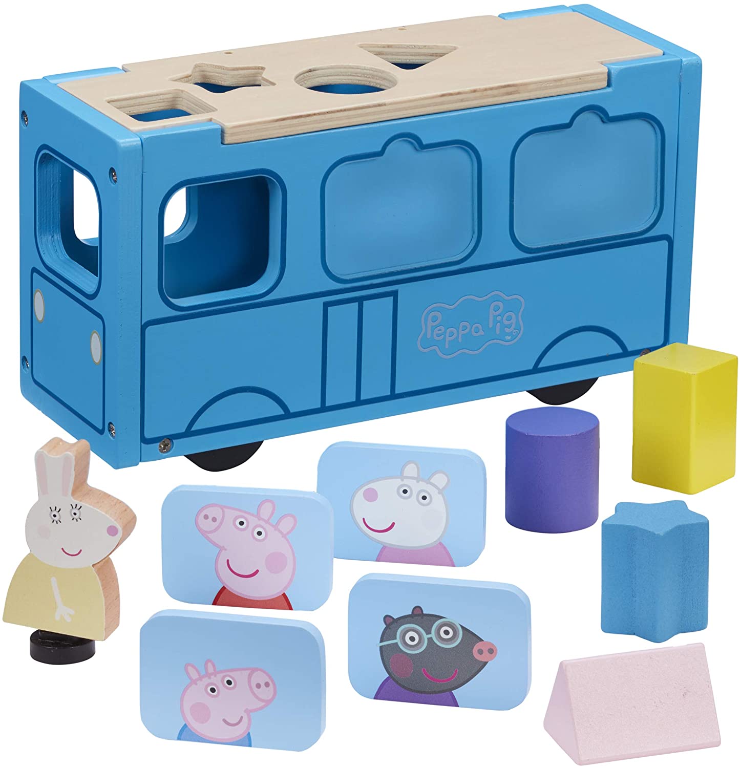 Peppa Pig 07222 Houten Schoolbus
