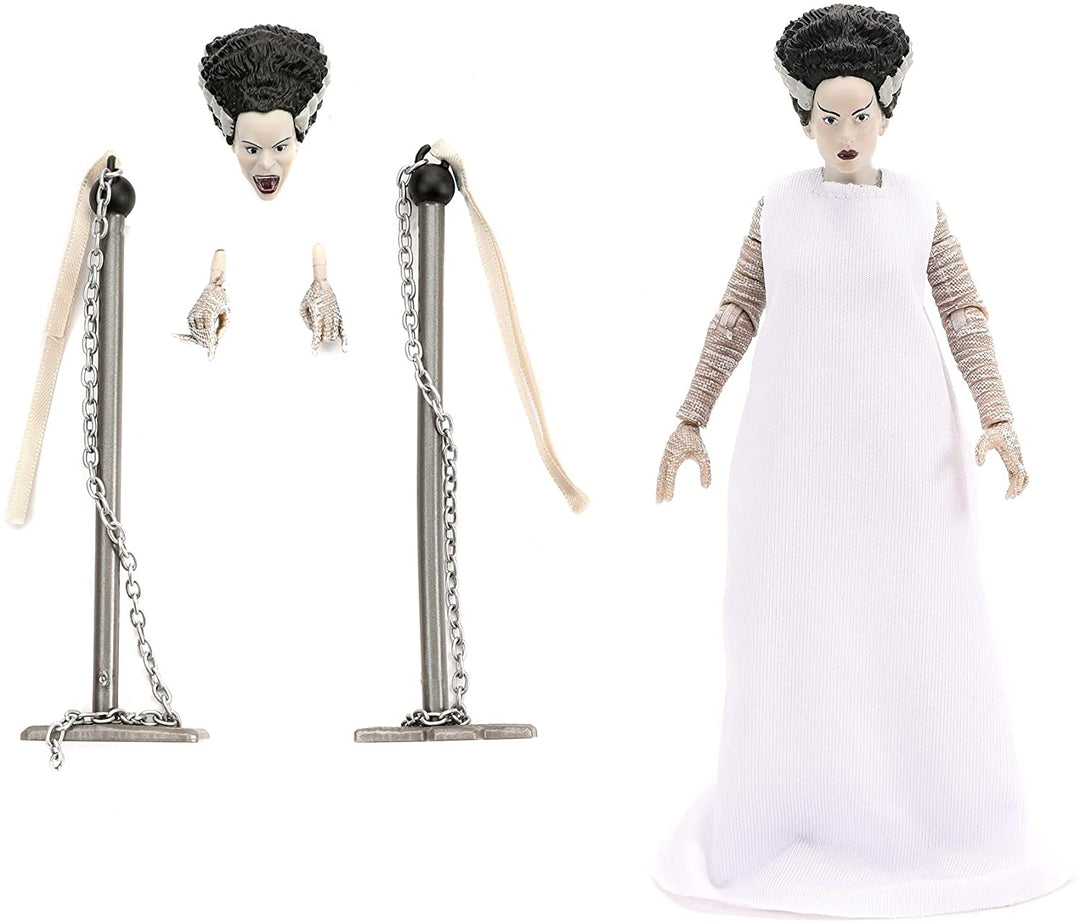 Jada 253251016 Universal Monsters Bride of Frankenstein 6” Deluxe Collector Figure, White