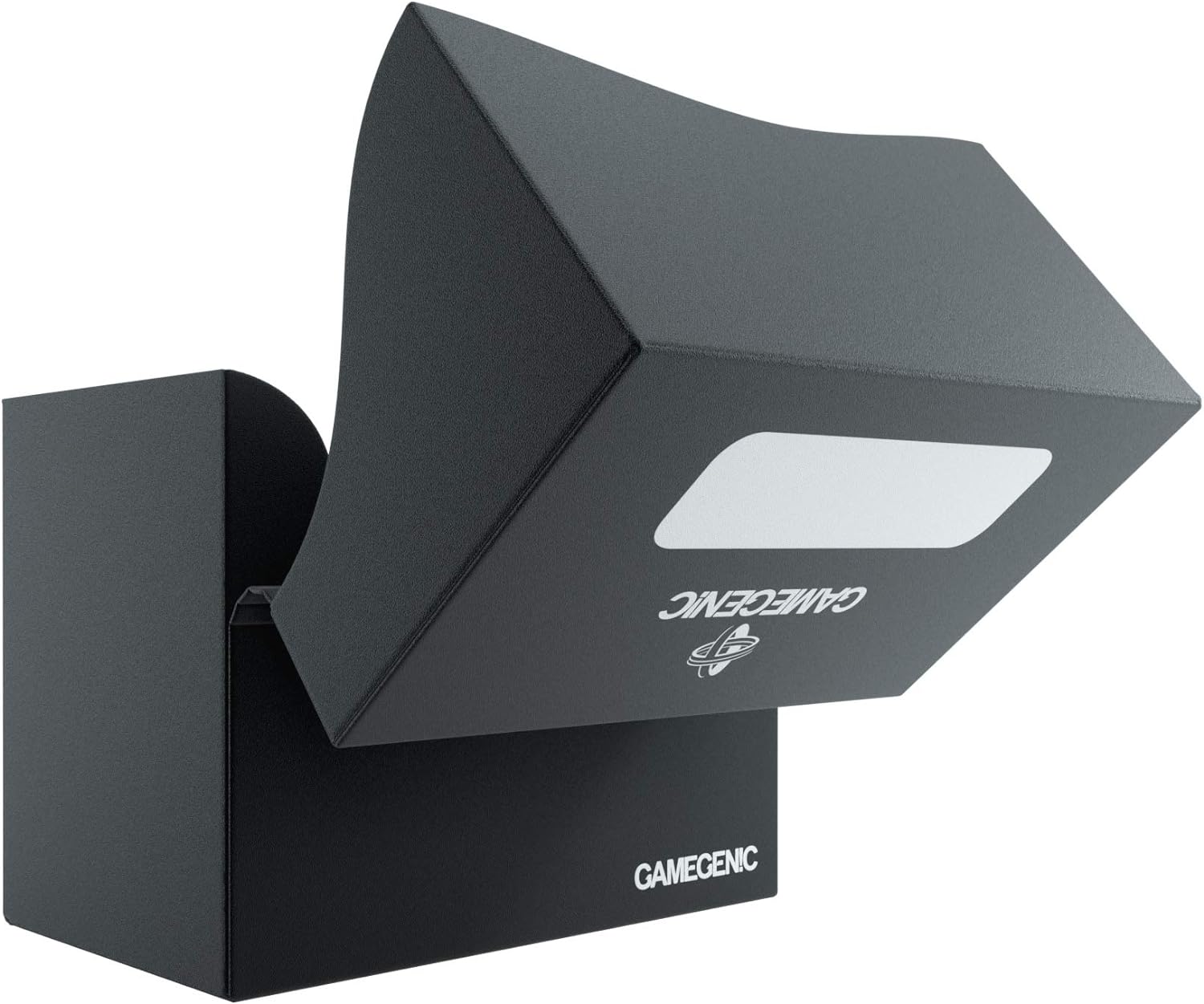 Gamegenic 80-Card Side Holder - Black, Holds 80 Double-Sleeved Cards, Sideloading Deck Box with Cobra Neck Technology 9